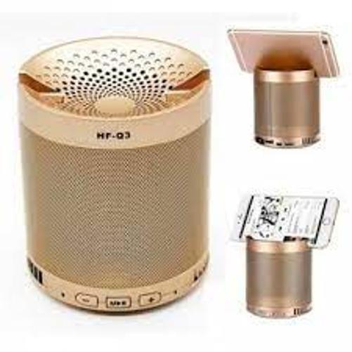 Imagem de Alto-Falante Caixa Som Q3 Portátil Com Bluetooth Dourado