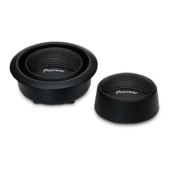 Imagem de Alto-falante de carro Pioneer TS-T15 Soft Dome Tweeter 3/4 par