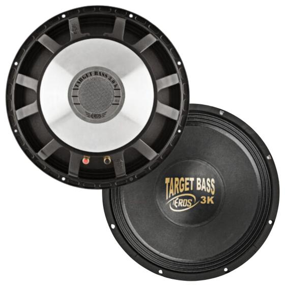 Imagem de Alto-Falante Eros E-15 Target Bass 3.0K 15" 1500w 4 Ohms Cromado