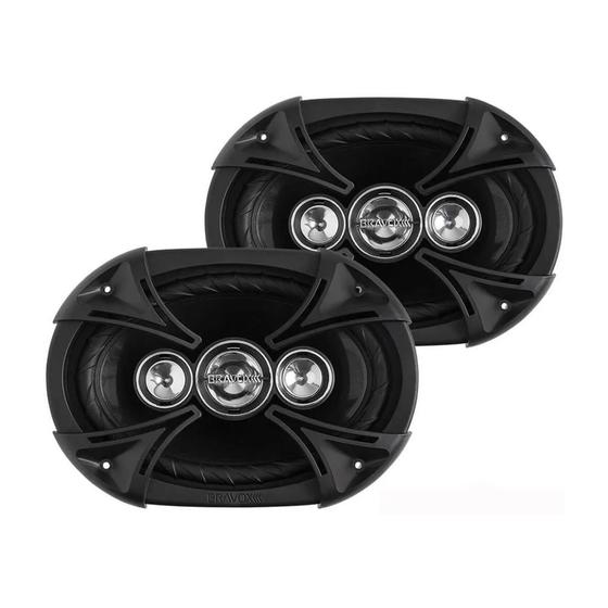 Imagem de Alto Falante Quadriaxial 6x9 Bravox B4x69Bk 220w Rms o par