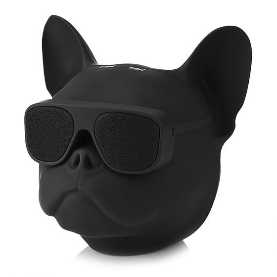 Imagem de Alto-Falante Sem Fio Vikisda em Formato de Bulldog Francês com Comando de Voz