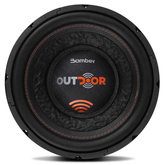 Imagem de Alto Falante Subwoofer Bomber Outdoor 12 Polegadas 800W RMS 4 Ohms Bobina Simples Som Carro