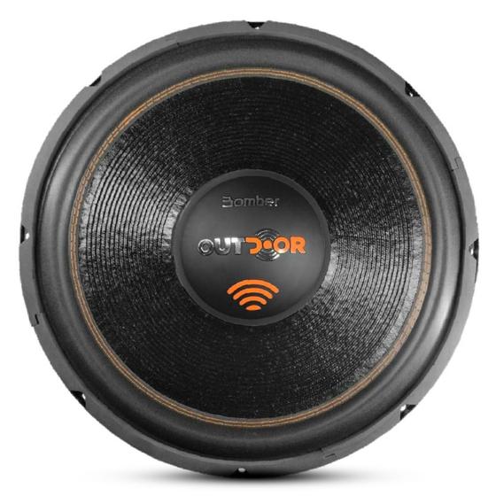 Imagem de Alto Falante Subwoofer Bomber Outdoor 15 Polegadas 500W RMS 4 Ohms Bobina Simples