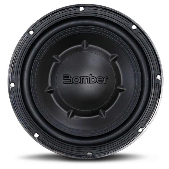 Imagem de Alto Falante Subwoofer Bomber Slim 8 Polegadas 200W RMS 4 Ohms Bobina Simples