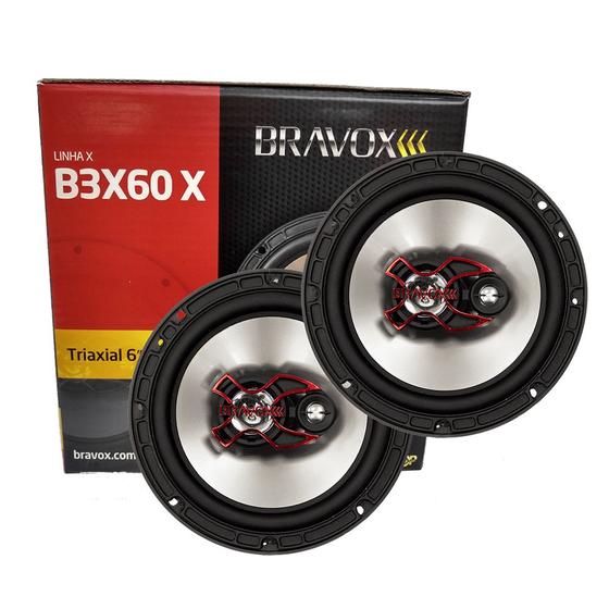 Imagem de Alto Falante Triaxial Bravox 6 Polegadas B3x60x 100w Par