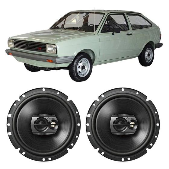 Alto Falante Volkswagen Gol G1 1980 a 1986 Pioneer 6 Polegadas 120W RMS 2 Portas Kit Menor preço em Alto Falante Volkswagen Gol G1 1980 a 1986 Pioneer 6 Polegadas 120W RMS 2 Portas Kit