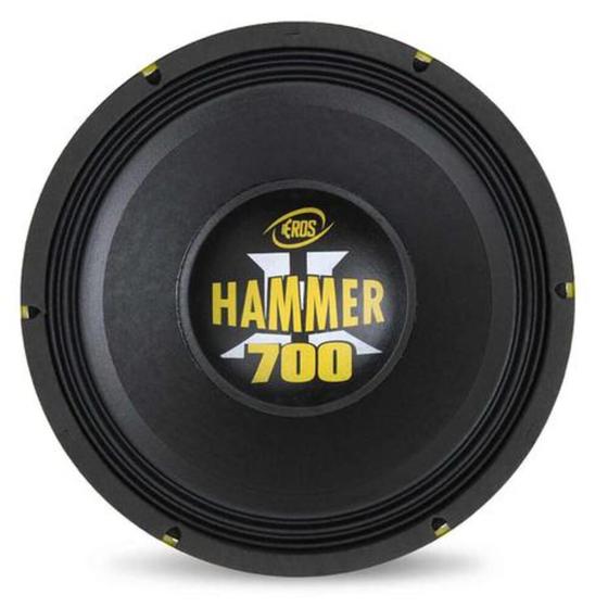 Imagem de Alto Falante Woofer Eros 12 Polegadas Hammer 700 4 Ohms 700w Rms