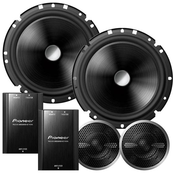 Alto Falantes Pioneer TS-C170BR - Kit 2 vias 6 Polegas com crossover 120W RMS Menor preço em Alto Falantes Pioneer TS-C170BR - Kit 2 vias 6 Polegas com crossover 120W RMS