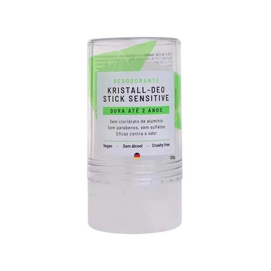 DEO KRISTALL Mineral Stick - 120 G, Aluminiumfrei, Für Sensible Haut