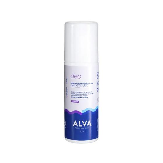 Imagem de Alva Desodorante Roll on Cristal Natural Lavanda Vegano 70ml