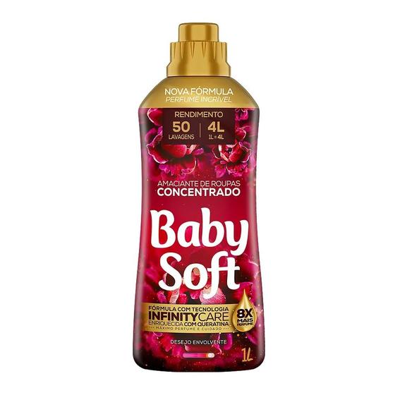 Imagem de Amaciante Baby Soft Conc Tq Envolvente -  Vermelho 500ml