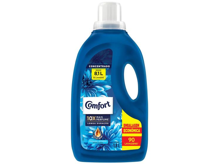 Amaciante Comfort Concentrado 10x Mais Perfume Frescor Intenso 1,8L Menor preço em Amaciante Comfort Concentrado 10x Mais Perfume Frescor Intenso 1,8L