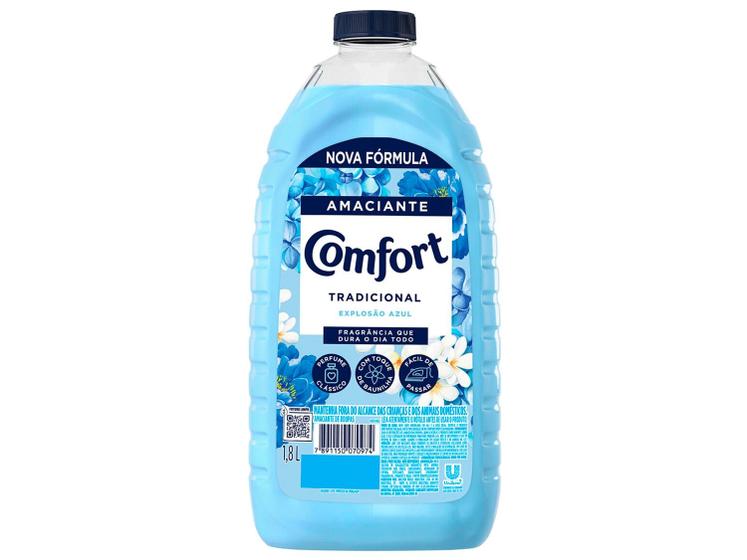Menor preço em Amaciante Comfort Explosão Azul Diluído 1,8L