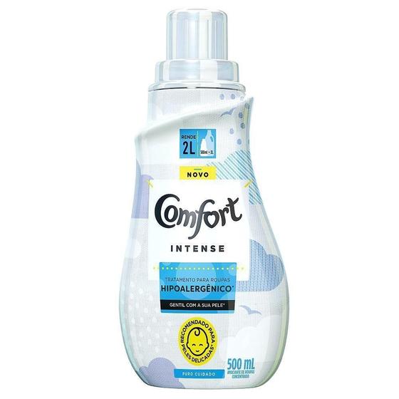 Imagem de Amaciante Concentrado Comfort Hipoalergênico Intense 500Ml