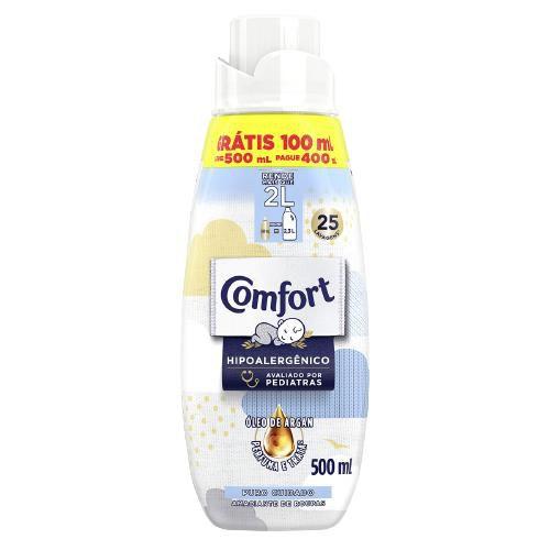 Amaciante concentrado comfort puro cuidado leve 500ml pague 400ml Menor preço em Amaciante concentrado comfort puro cuidado leve 500ml pague 400ml