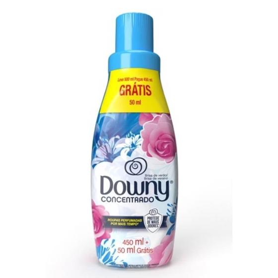 Imagem de Amaciante Concentrado Downy Brisa de Verão, 450ml+50ml Grátis