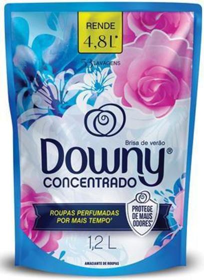 Amaciante de Roupa Concentrado Brisa de Verão Downy Sachê 1,2l Menor preço em Amaciante de Roupa Concentrado Brisa de Verão Downy Sachê 1,2l