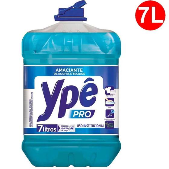 Amaciante de Roupas YPÊ PRO 7 Litros. Dosagem 100ml / 10Kg de roupa - YPE Menor preço em Amaciante de Roupas YPÊ PRO 7 Litros. Dosagem 100ml / 10Kg de roupa - YPE