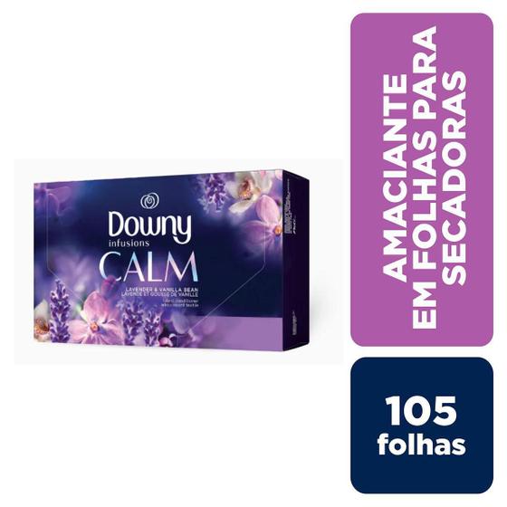 Menor preço em Amaciante Para Secadoras Downy Calm Sheets 105 Folhas