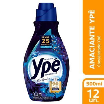 Imagem de Amaciante Ypê Concentrado Blue 500ml Embalagem com 12 Unidades