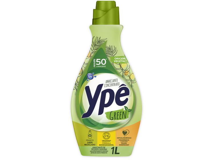 Amaciante Ypê Concentrado Green Óleos Essenciais é ruim? Amaciante Ypê Concentrado Green Óleos Essenciais é boa?