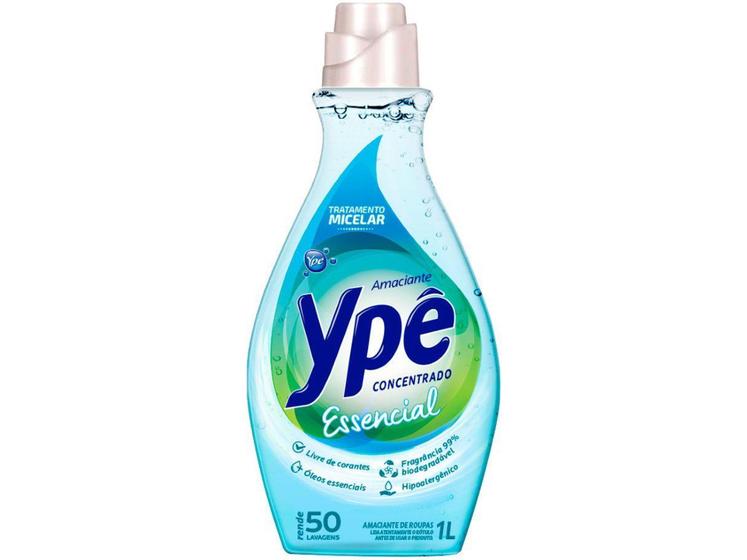 Amaciante Ypê Essencial Concentrado - 1L Imagem de Amaciante Ypê Essencial Concentrado - 1L