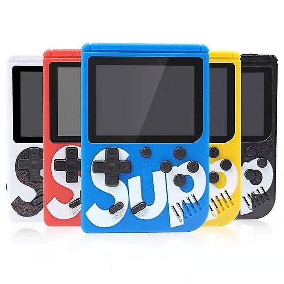 Imagem de AmareloRetro portátil Mini Handheld Video Games Console 8-bi