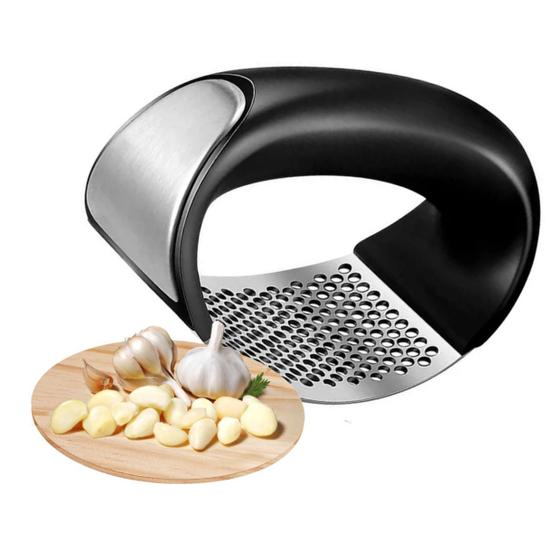 Imagem de Amassador de Alho de Aço Inoxidável com Cabo Ergonômico