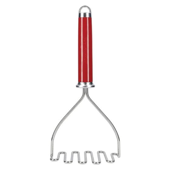 Imagem de Amassador de Batatas Inox Vermelho com Alça Luxo KitchenAid
