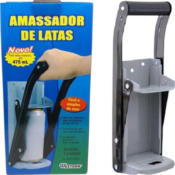 Imagem de Amassador De Latas De Parede / Abridor De Garrafas 475ML