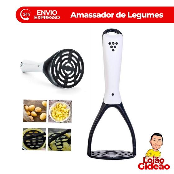 Imagem de Amassador De Legumes Batata Espremedor Manual P/ Pure Para Amassar Alimentos 