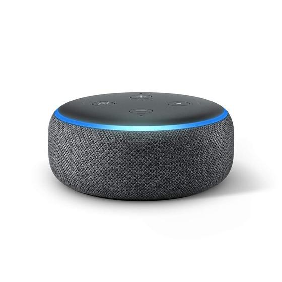 Amazon Echo Dot (3ª Geração) - Alto-Falante Inteligente com Alexa - Carvão Menor preço em Amazon Echo Dot (3ª Geração) - Alto-Falante Inteligente com Alexa - Carvão