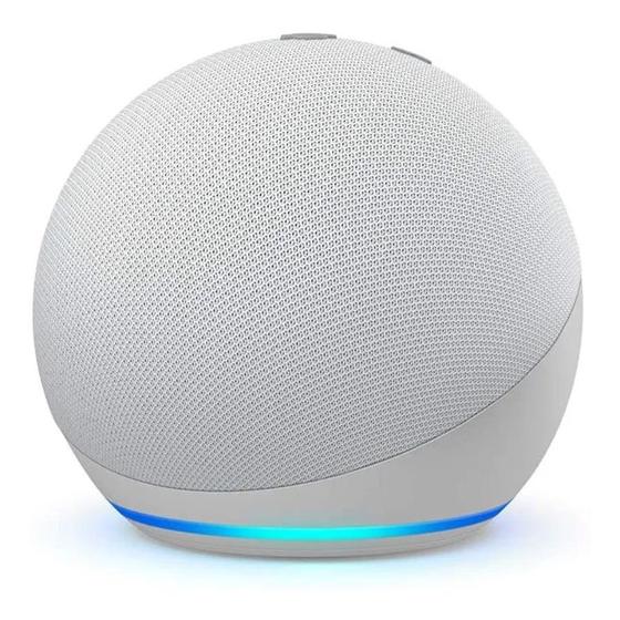 Amazon Echo Dot 4th Gen Com Assistente Virtual Alexa Glacier White 110v/240v Menor preço em Amazon Echo Dot 4th Gen Com Assistente Virtual Alexa Glacier White 110v/240v