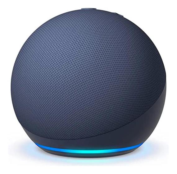 Amazon Echo Dot 5th Gen com assistente virtual Premium Azul Menor preço em Amazon Echo Dot 5th Gen com assistente virtual Premium Azul