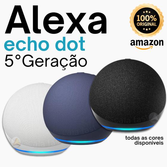 Imagem de Amazon Echo Dot Alexa Smart 5 Geração Preta