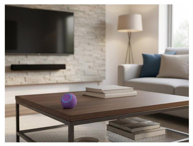 Amazon Echo Dot Max smart speaker com Alexa - Som envolvente e hub de casa inteligente integrado - Com acesso Alexa+