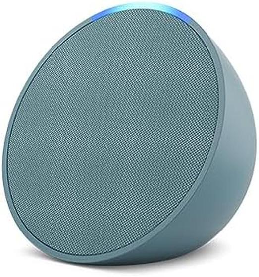 Amazon Echo Pop Smart Speaker com Alexa Midnight Teal Azul Menor preço em Amazon Echo Pop Smart Speaker com Alexa Midnight Teal Azul