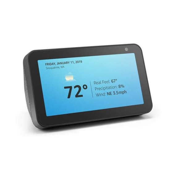 Amazon Echo Show 5 Smart Display C/ Alexa - Charcoal Menor preço em Amazon Echo Show 5 Smart Display C/ Alexa - Charcoal