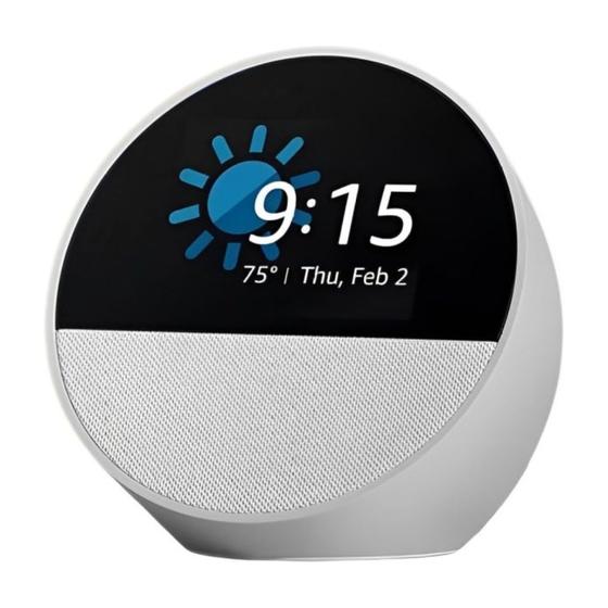 Imagem de Amazon Echo Spot Branca com Alexa Dual Band