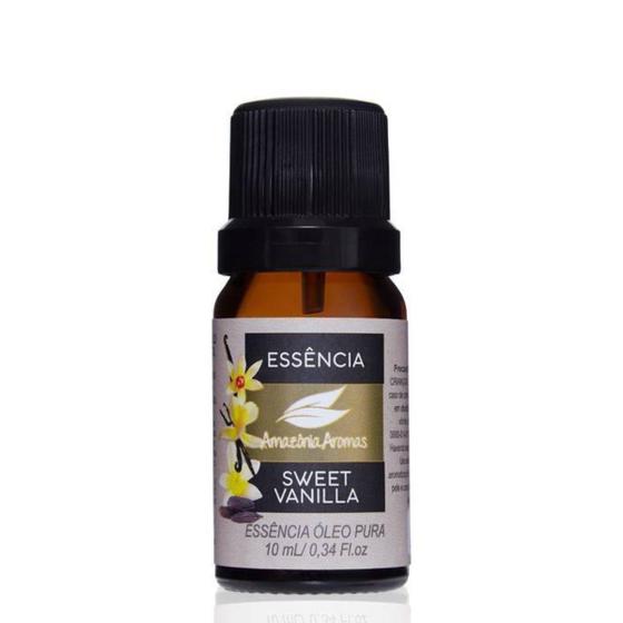 Imagem de Amazônia Aromas Essência Oleosa 10ml - Sweet Vanilla