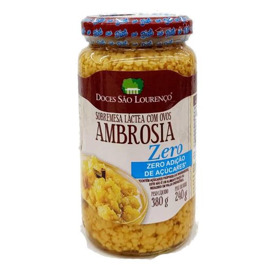 Imagem de Ambrosia Zero Açucar São Lourenço 380G