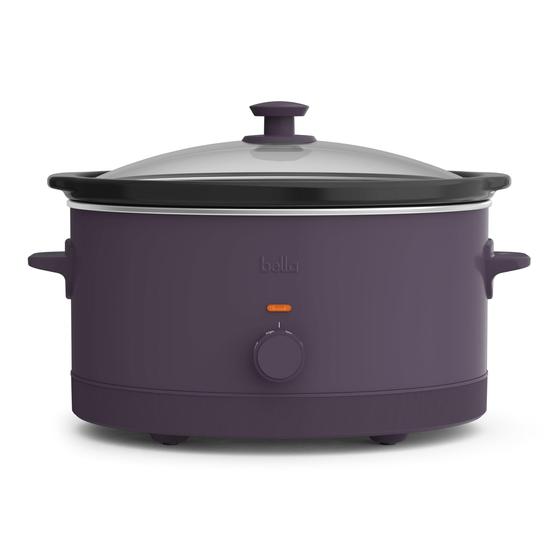 Imagem de Ameixa antiaderente cerâmica EverGood 6.0L Slow Cooker BELLA 6.0L