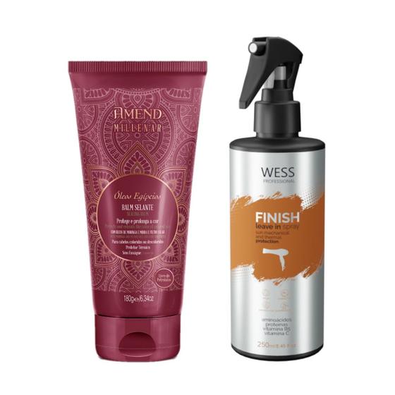 Imagem de Amend Balm Óleos Egipicios 180g + Wess Finish 250ml