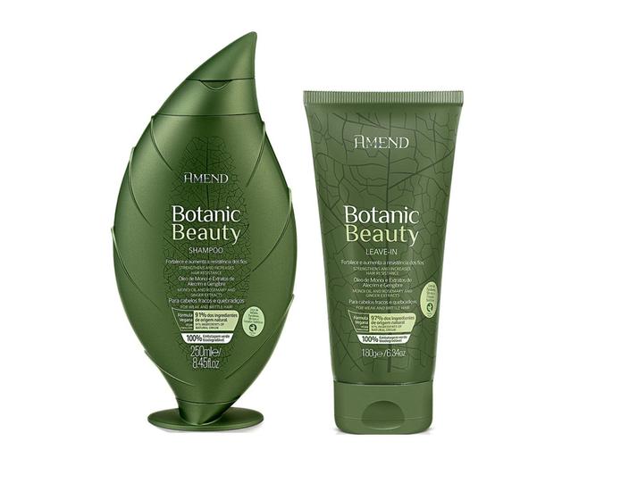 Imagem de Amend Botanic Beauty Fracos e Quebradiços Shampoo e Leave-in