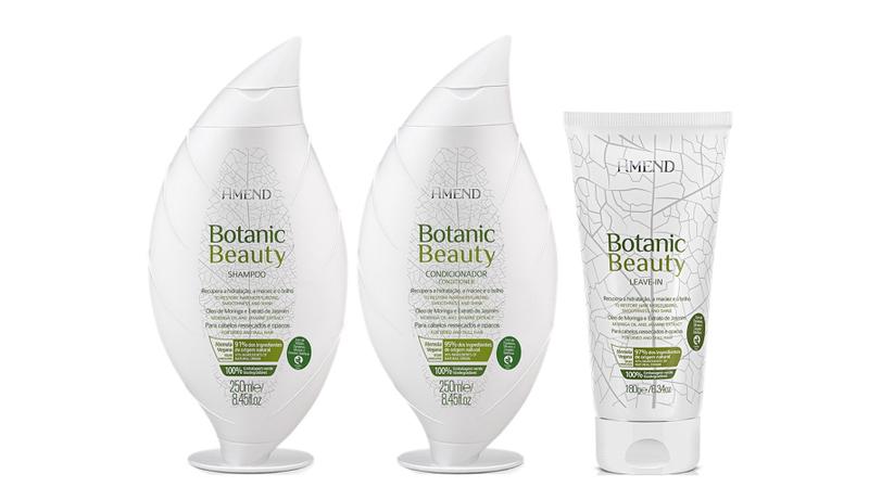 Imagem de Amend Botanic Beauty Secos e Ressecados Shampoo e Condicionador e Leave-in