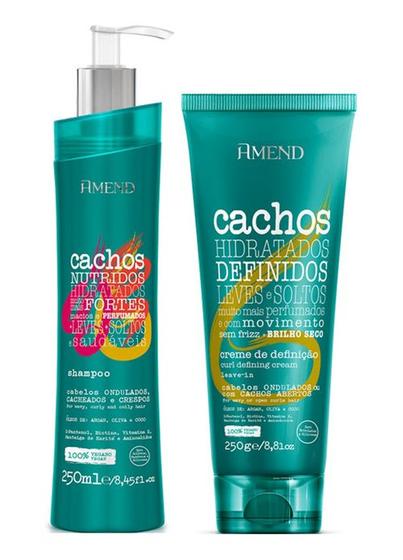 Imagem de Amend Cachos Shampoo e Leave-in Aberto