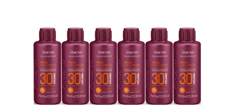Imagem de Amend Color Intensy 6 Água Oxigenada OX 30 Volumes 75 ml Miniatura