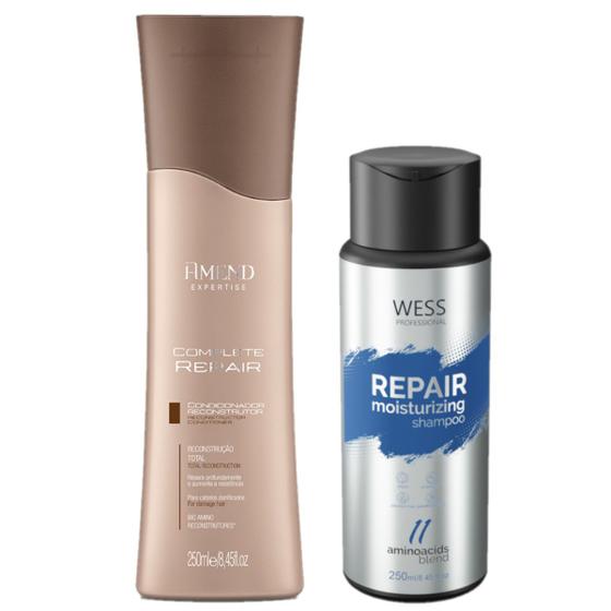 Imagem de Amend Cond Complete Repair 250ml + Wess Shampoo Repair 250ml