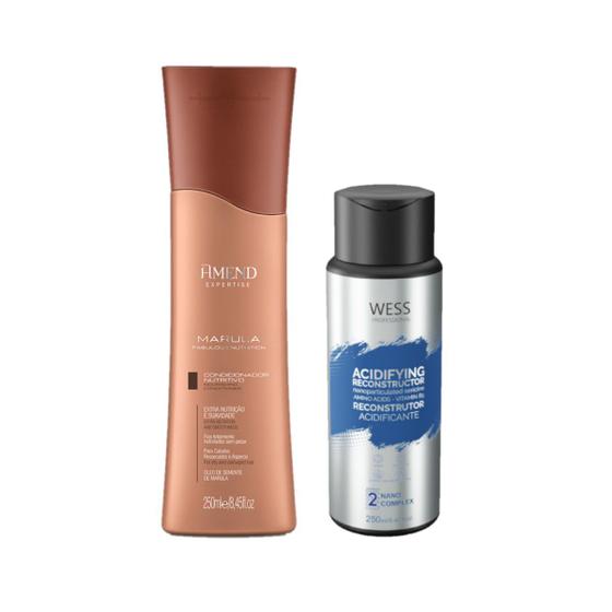 Imagem de Amend Cond Marula Fabulous 250ml + Wess Nano Passo 2 - 250ml