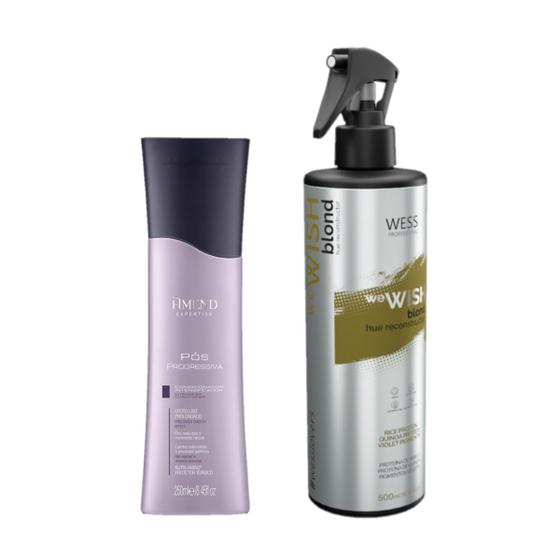 Imagem de Amend Cond Pós Progressiva 250ml + Wess We Wish Blond 500ml